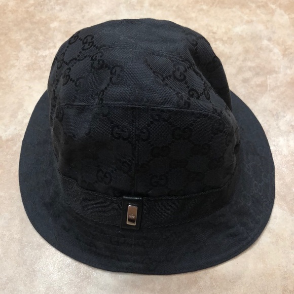 gucci canvas bucket hat